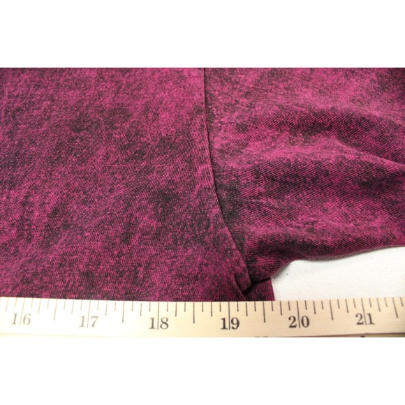 Keehn Scenes Shirt Wine Adult Medium or Large Acid Wash Cotton Purple - Picture 6 of 6